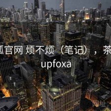 茶杯狐官网 烦不烦（笔记），茶杯狐cupfoxa