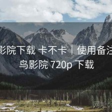 蜂鸟影院下载 卡不卡｜使用备注，蜂鸟影院 720p 下载