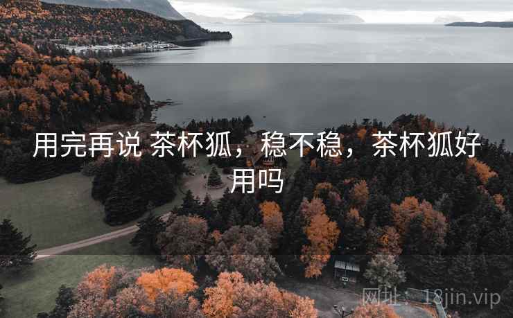 用完再说 茶杯狐，稳不稳，茶杯狐好用吗  第2张